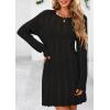imagePRETTYGARDEN Womens Swimsuit Cover Up 2025 Summer Bathing Suit Swimwear Crochet Knit Dress Fashion Beach Vacation ClothesBlack