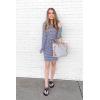 imagePRETTYGARDEN Womens Fall Bodycon Party Dress Casual Long Sleeve Tie Waist Fitted Sheath Pencil Dresses with PocketsStripe Dark Blue