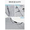imagePRETTYGARDEN Womens Fall Bodycon Party Dress Casual Long Sleeve Tie Waist Fitted Sheath Pencil Dresses with PocketsStripe Dark Grey