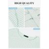 imagePRETTYGARDEN Womens Fall Bodycon Party Dress Casual Long Sleeve Tie Waist Fitted Sheath Pencil Dresses with PocketsStripe Green
