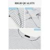 imagePRETTYGARDEN Womens Fall Bodycon Party Dress Casual Long Sleeve Tie Waist Fitted Sheath Pencil Dresses with PocketsStripe Light Grey