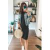 imagePRETTYGARDEN Women Bodycon Midi Dress 2025 Summer Spring Casual Vacation Sundress Fitted Sleeveless Tank DressesBlack