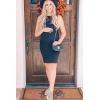 imagePRETTYGARDEN Women Bodycon Midi Dress 2025 Summer Spring Casual Vacation Sundress Fitted Sleeveless Tank DressesBlack