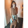 imagePRETTYGARDEN Women Bodycon Midi Dress 2025 Summer Spring Casual Vacation Sundress Fitted Sleeveless Tank DressesCoffee