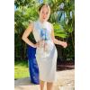 imagePRETTYGARDEN Women Bodycon Midi Dress 2025 Summer Spring Casual Vacation Sundress Fitted Sleeveless Tank DressesWhite