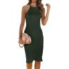 Solid Dark Army Green