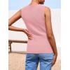 imagePRETTYGARDEN Womens Sweater Vest Button Down Summer Tank Tops 2025 Sleeveless Knit Vests Fashion Business Casual OutfitsPink