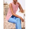 imagePRETTYGARDEN Womens Sweater Vest Button Down Summer Tank Tops 2025 Sleeveless Knit Vests Fashion Business Casual OutfitsPink