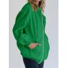 imagePRETTYGARDEN Womens Zip Up Y2K Hoodies Casual Long Sleeve Track Jackets with PocketsGreen