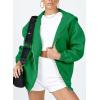 imagePRETTYGARDEN Womens Zip Up Y2K Hoodies Casual Long Sleeve Track Jackets with PocketsGreen