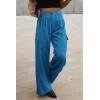 imagePRETTYGARDEN Womens Wide Leg Cargo Pants High Waist Business Casual Trousers Pant with PocketsDenim Blue