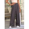 imagePRETTYGARDEN Womens Wide Leg Cargo Pants High Waist Business Casual Trousers Pant with PocketsGrey