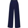 imagePRETTYGARDEN Womens Wide Leg Suit Pants Loose Fit High Elastic Waisted Business Casual Long Trousers PantNavy