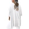 imagePRETTYGARDEN Womens 2 Piece Outfits Casual Short Sleeve Pullover Tops and Wide Leg Pants Lounge Sets TracksuitsWhite