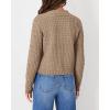 imagePRETTYGARDEN Womens Knit Cardigan Sweaters Casual Long Sleeve Open Front Button Down Trendy Jackets OuterwearCamel