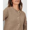 imagePRETTYGARDEN Womens Knit Cardigan Sweaters Casual Long Sleeve Open Front Button Down Trendy Jackets OuterwearCamel