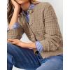 imagePRETTYGARDEN Womens Knit Cardigan Sweaters Casual Long Sleeve Open Front Button Down Trendy Jackets OuterwearCamel