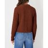 imagePRETTYGARDEN Womens Knit Cardigan Sweaters Casual Long Sleeve Open Front Button Down Trendy Jackets OuterwearCaramel