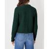 imagePRETTYGARDEN Womens Knit Cardigan Sweaters Casual Long Sleeve Open Front Button Down Trendy Jackets OuterwearDark Green