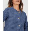imagePRETTYGARDEN Womens Knit Cardigan Sweaters Casual Long Sleeve Open Front Button Down Trendy Jackets OuterwearGrey Blue