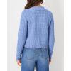 imagePRETTYGARDEN Womens Knit Cardigan Sweaters Casual Long Sleeve Open Front Button Down Trendy Jackets OuterwearLight Blue