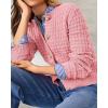 imagePRETTYGARDEN Womens Knit Cardigan Sweaters Casual Long Sleeve Open Front Button Down Trendy Jackets OuterwearPink