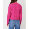 imagePRETTYGARDEN Womens Knit Cardigan Sweaters Casual Long Sleeve Open Front Button Down Trendy Jackets OuterwearRose Red