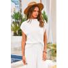 imagePRETTYGARDEN Womens Two Piece Outfits Sweater Sets Knit Pullover Tops And High Waisted Pants Matching Tracksuit Sweatsuit SetWhite