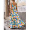 imagePRETTYGARDEN Womens Dresses 2025 Summer Floral Sleeveless Maxi Dress Casual Spaghetti Strap Tiered Flowy Beach Long DressFblue