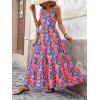 imagePRETTYGARDEN Womens Dresses 2025 Summer Floral Sleeveless Maxi Dress Casual Spaghetti Strap Tiered Flowy Beach Long DressFblue Pink