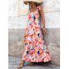 imagePRETTYGARDEN Womens Dresses 2025 Summer Floral Sleeveless Maxi Dress Casual Spaghetti Strap Tiered Flowy Beach Long DressFpink