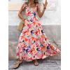 imagePRETTYGARDEN Womens Dresses 2025 Summer Floral Sleeveless Maxi Dress Casual Spaghetti Strap Tiered Flowy Beach Long DressFpink