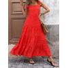 imagePRETTYGARDEN Womens Dresses 2025 Summer Floral Sleeveless Maxi Dress Casual Spaghetti Strap Tiered Flowy Beach Long DressFred