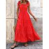 imagePRETTYGARDEN Womens Dresses 2025 Summer Floral Sleeveless Maxi Dress Casual Spaghetti Strap Tiered Flowy Beach Long DressFred