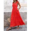 imagePRETTYGARDEN Womens Dresses 2025 Summer Floral Sleeveless Maxi Dress Casual Spaghetti Strap Tiered Flowy Beach Long DressFred