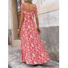 imagePRETTYGARDEN Womens Dresses 2025 Summer Floral Sleeveless Maxi Dress Casual Spaghetti Strap Tiered Flowy Beach Long DressFred Yellow