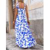 imagePRETTYGARDEN Womens Dresses 2025 Summer Floral Sleeveless Maxi Dress Casual Spaghetti Strap Tiered Flowy Beach Long DressFwhite Blue