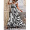 imagePRETTYGARDEN Womens Dresses 2025 Summer Floral Sleeveless Maxi Dress Casual Spaghetti Strap Tiered Flowy Beach Long DressSblack