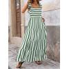 imagePRETTYGARDEN Womens Dresses 2025 Summer Floral Sleeveless Maxi Dress Casual Spaghetti Strap Tiered Flowy Beach Long DressSgreen