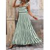 imagePRETTYGARDEN Womens Dresses 2025 Summer Floral Sleeveless Maxi Dress Casual Spaghetti Strap Tiered Flowy Beach Long DressSgreen