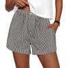 Striped Black White