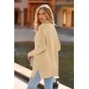 imagePRETTYGARDEN Womens Fall Oversized Turtleneck Sweater Casual Long Sleeve Chunky Knit Pullover Winter Tops BlouseApricot