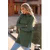 imagePRETTYGARDEN Womens Fall Oversized Turtleneck Sweater Casual Long Sleeve Chunky Knit Pullover Winter Tops BlouseGreen