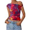 Navy Red Flower