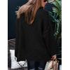 imagePRETTYGARDEN Womens 2025 Fall Turtleneck Oversized Sweaters Long Sleeve Chunky Knit Pullover Tops Winter Fashion ClothesBlack