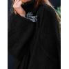 imagePRETTYGARDEN Womens 2025 Fall Turtleneck Oversized Sweaters Long Sleeve Chunky Knit Pullover Tops Winter Fashion ClothesBlack