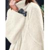 imagePRETTYGARDEN Womens 2025 Fall Turtleneck Oversized Sweaters Long Sleeve Chunky Knit Pullover Tops Winter Fashion ClothesWhite