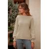 imagePRETTYGARDEN Womens Fall 2025 Pullover Sweater Casual Long Sleeve Loose Chunky Knit Tops Blouse Winter Fashion ClothingApricot