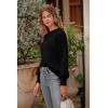 imagePRETTYGARDEN Womens Fall 2025 Pullover Sweater Casual Long Sleeve Loose Chunky Knit Tops Blouse Winter Fashion ClothingBlack