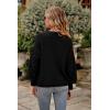 imagePRETTYGARDEN Womens Fall 2025 Pullover Sweater Casual Long Sleeve Loose Chunky Knit Tops Blouse Winter Fashion ClothingBlack